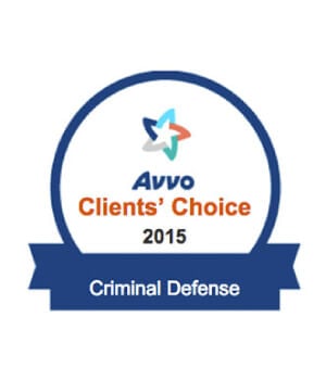 Avvo Clients' Choice 2015 | Criminal Defense